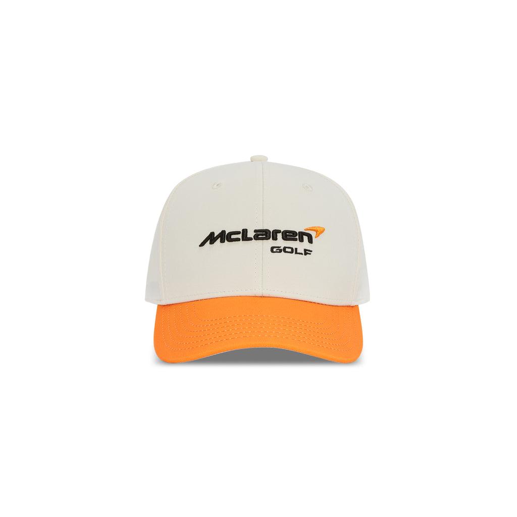 Apex Mid-Crown Performance Cap (Canvas/Papaya)