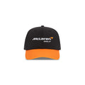 Apex Mid-Crown Performance Cap (Black/Papaya)