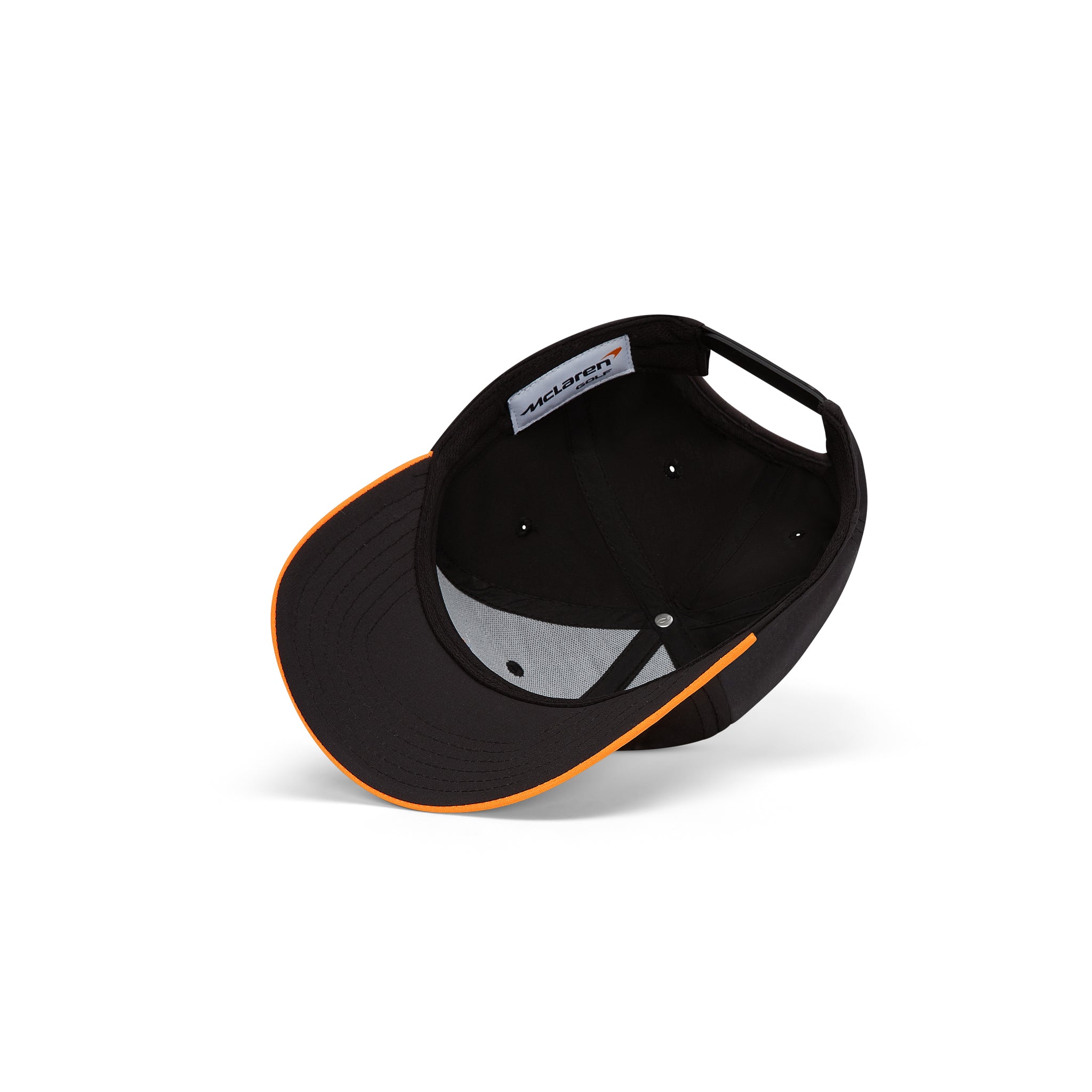 Apex Mid-Crown Performance Cap (Black/Papaya)
