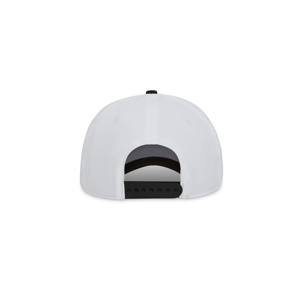 Apex Mid-Crown Performance Cap (White/Black)