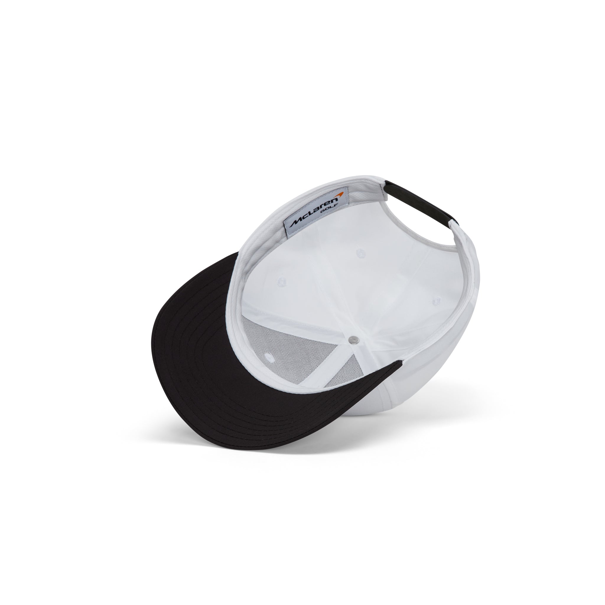 Apex Mid-Crown Performance Cap (White/Black)