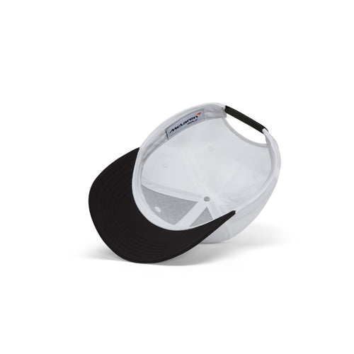 Apex Mid-Crown Performance Cap (White/Black)