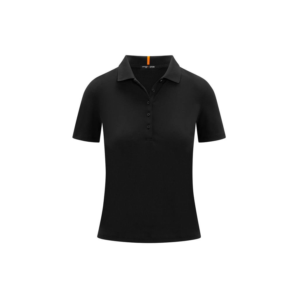 Women's McLaren Golf X G/Fore Nylon Rib Polo - Onyx Black