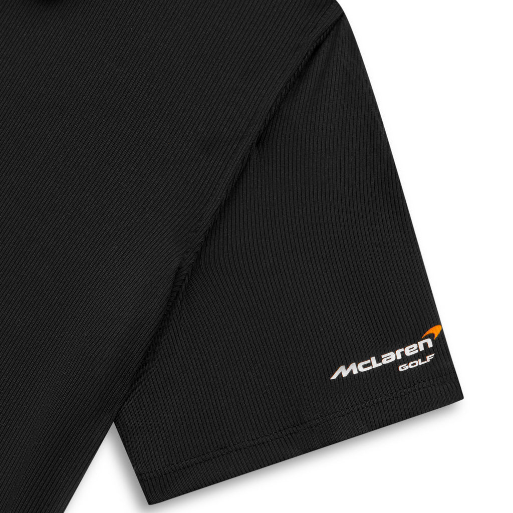 Women's McLaren Golf X G/Fore Nylon Rib Polo - Onyx Black