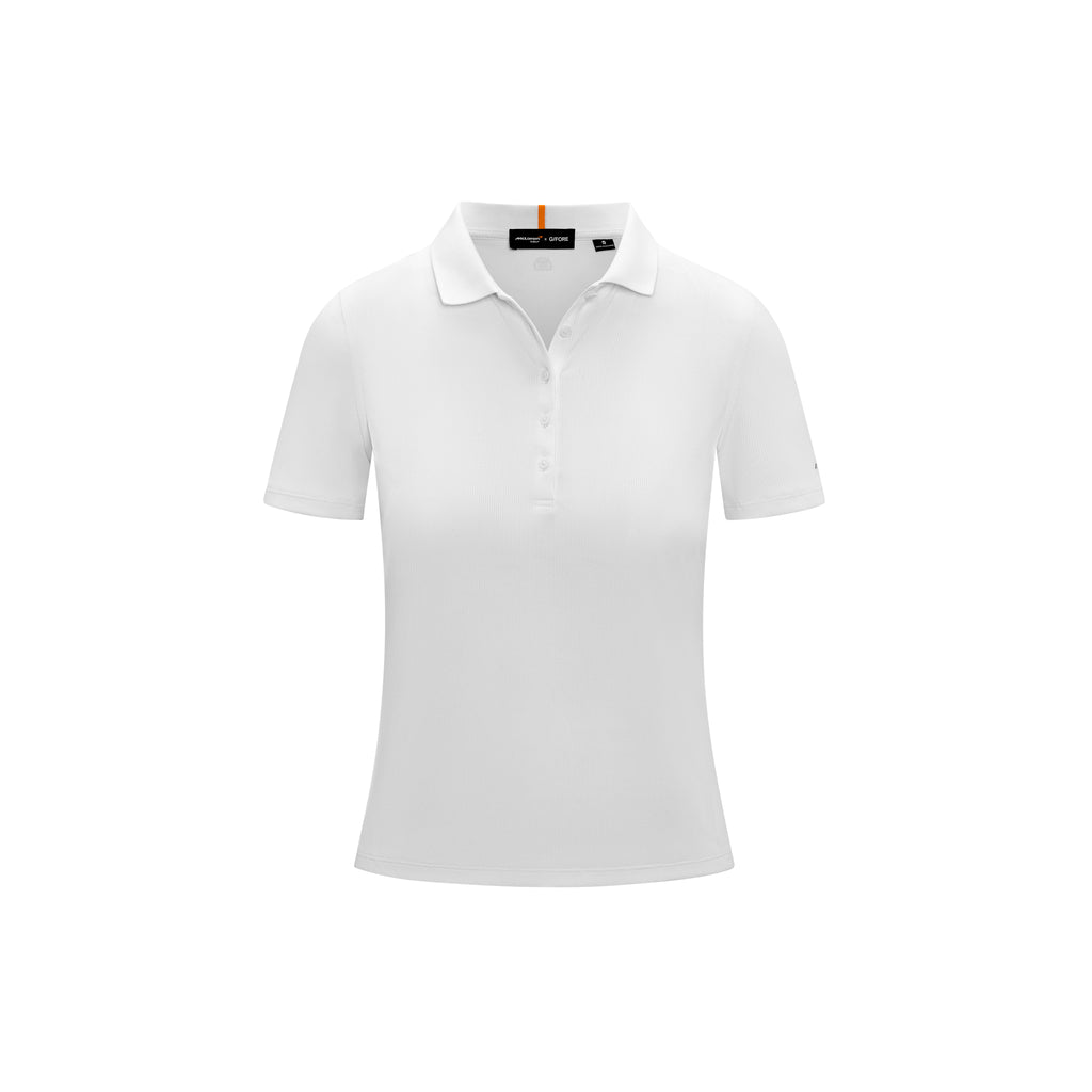 Women's McLaren Golf X G/Fore Nylon Rib Polo - White