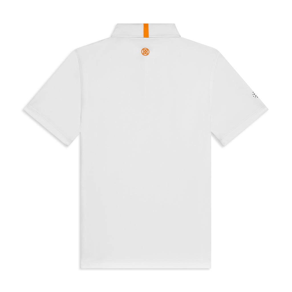 Men's McLaren Golf X G/Fore Solid Pique Polo- White