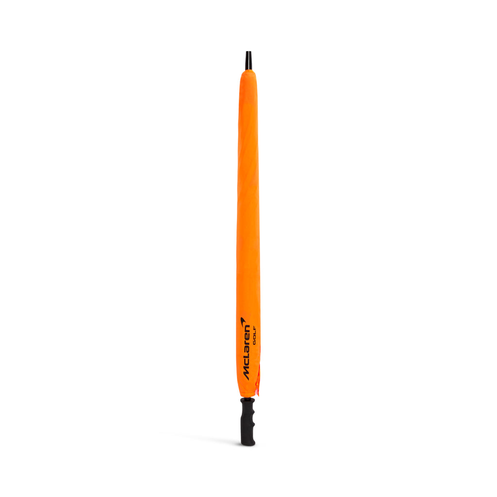 McLaren Golf Icon Logo Umbrella - Papaya