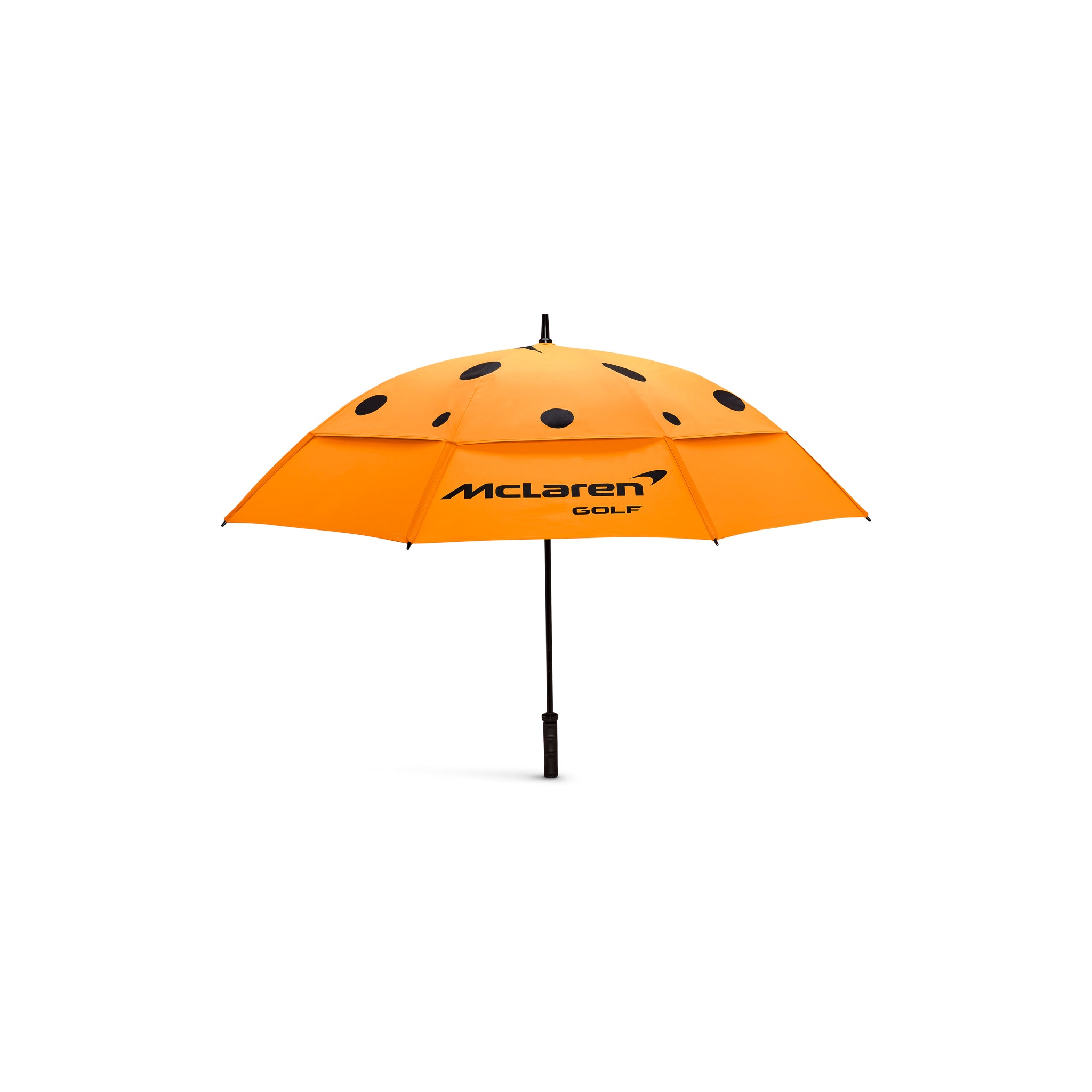 McLaren Golf Icon Logo Umbrella - Papaya