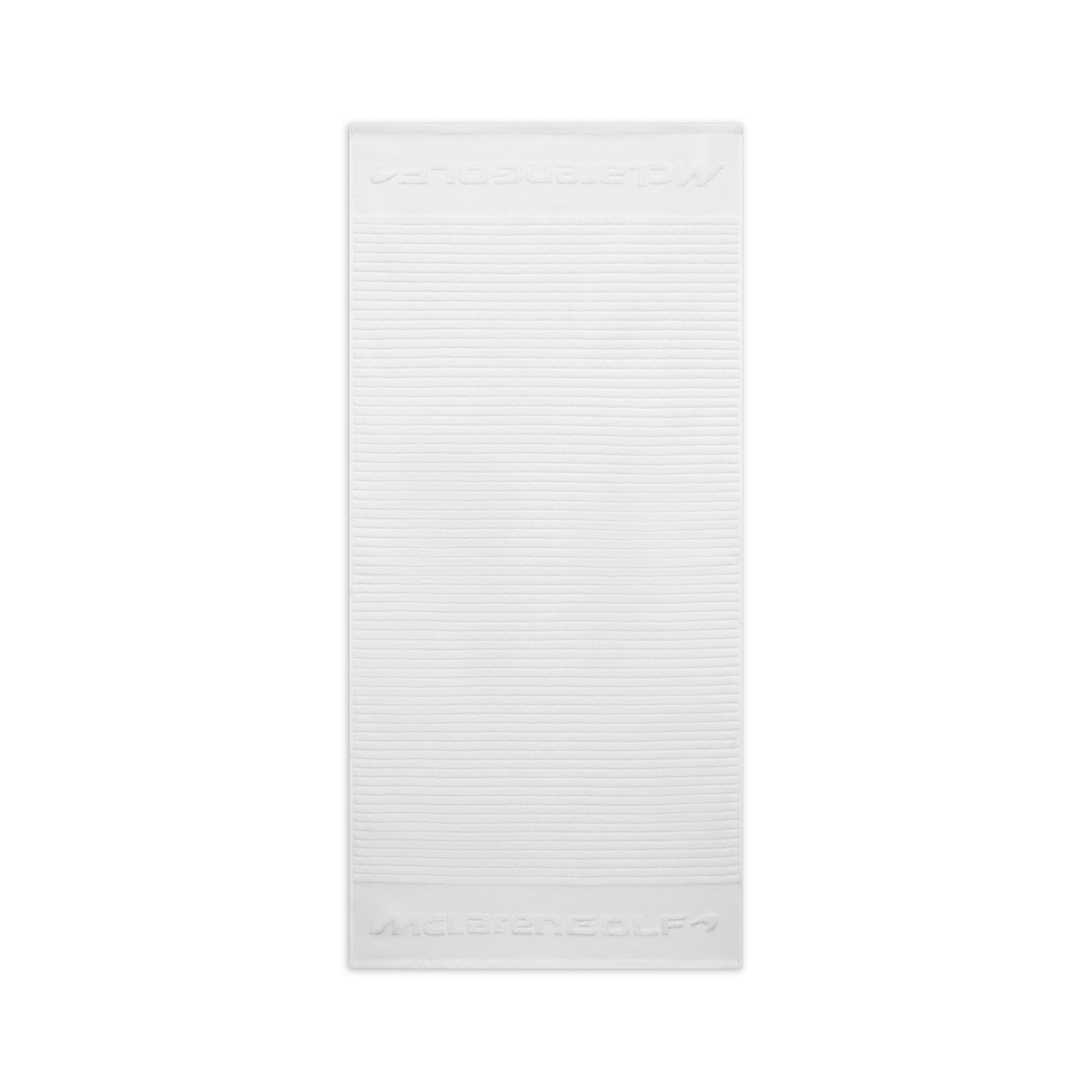 McLaren Golf Classic Embossed White Towel